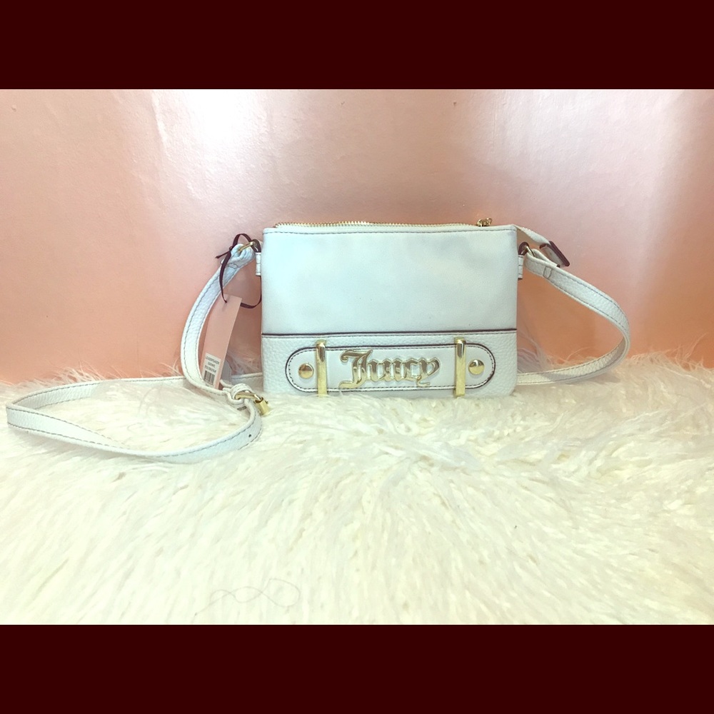 💕Juicy Couture Loudspeaker White Crossbody💕